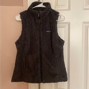 Grey Shearling Patagonia Vest
